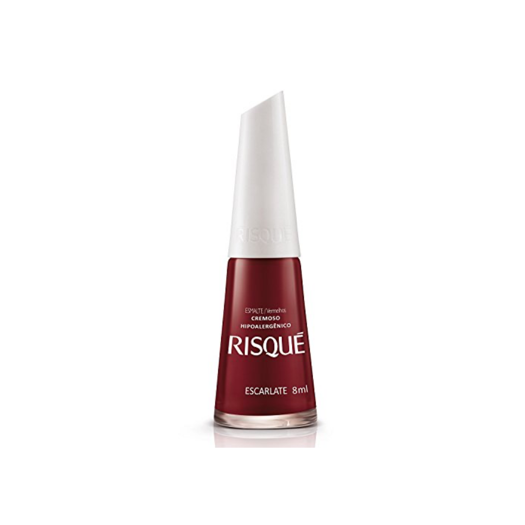 Risqué Esmalte Cremoso: Escarlate (8ml)